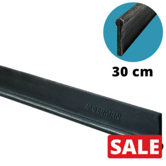 Moerman Dura-Flex Hard Rubber Standaard Cut 30 cm | Glazenwasserswinkel.nl