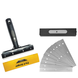 Ettore Pro glasschraper 15 cm + 25 messen | Glazenwasserswinkel.nl