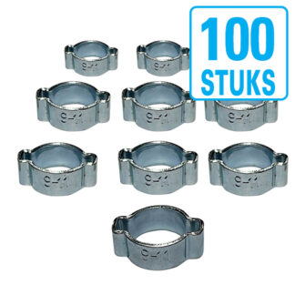 Oorklemmen 6 mm slang | Glazenwasserswinkel.nl