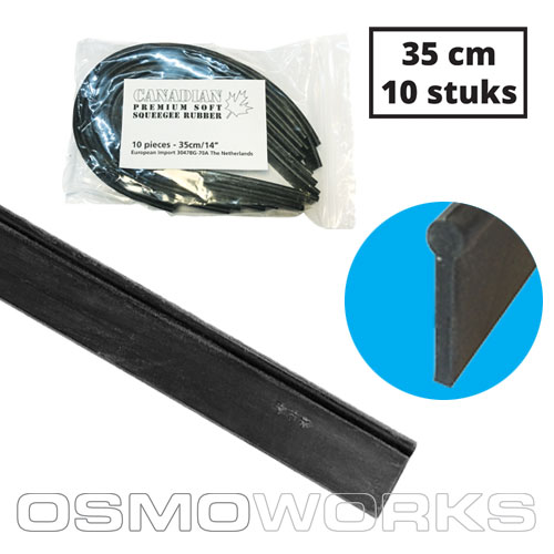 500px x 500px - Canadian rubbers soft (per pak - 10 stuks) 35 cm | Glazenwasserswinkel