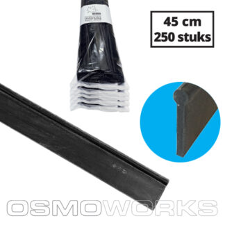 Canadian rubbers soft 250 stuks 45 cm | Glazenwasserswinkel.nl