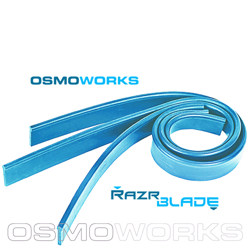 Osmoworks RazrBLADE blauwe rubbers 35 cm (per 48 stuks) |  Glazenwasserswinkel