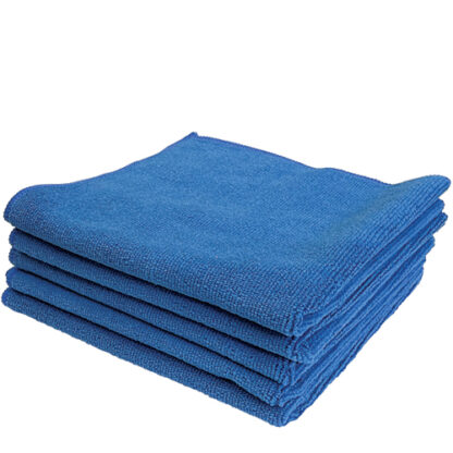 Sanitain Microvezeldoek Prof Blauw 350 gr 40X40 | Glazenwasserswinkel.nl