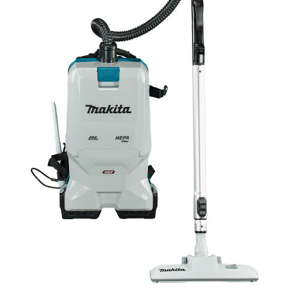 Makita 40 V Max rugstofzuiger 6 liter met 8,0 Ah accu | Glazenwasserswinkel.nl